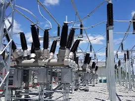 Racordari pe tensiune medie în stație electrică de distribuție